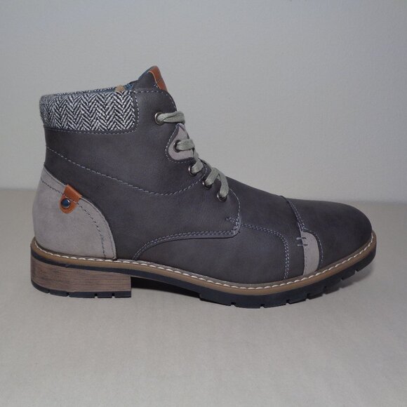Vance Co. Size 10 M / MANZO / Grey / Ankle Boots / New Men\'s Shoes main image 7